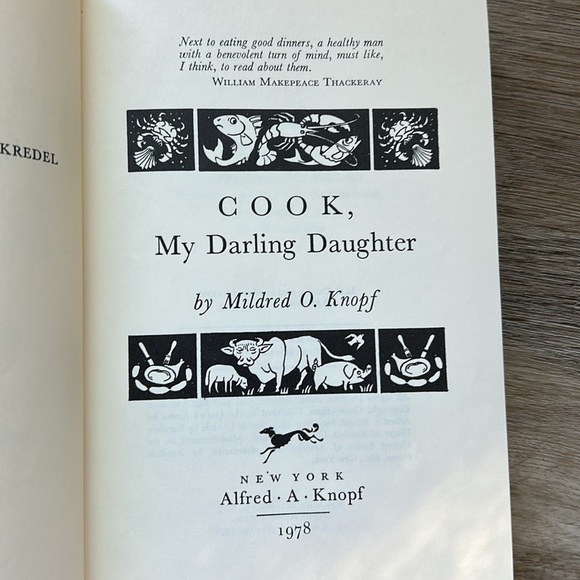 Vintage “Cook, My Darling Daughter” by Mildred O. Knopf Cookbook Mid-Century - Picture 6 of 11